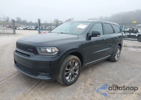 2019 Dodge Durango Gt Plus Awd z USA, uszkodzony, nr VIN 1C4RDJDG2KC651964
